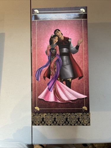 Disney Store Colección Diseñador Cuento de Hadas Muñecas Mulan y Li Shang Limited 6000 - Imagen 2 de 11