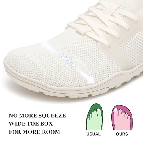 Barefoot Trail Running Shoes for Men - Wide Toe Box | Zero Drop Sole | - Picture 3 of 6