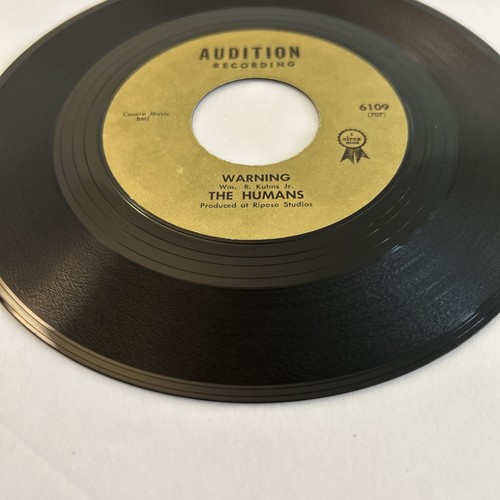 Humans Warning / Take A Taxi Vinyl 45 Audition-6109 US Original PSYCH/Gararage - Picture 5 of 23