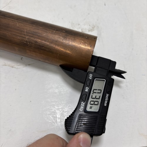 1.75" OD x 0.375" Wall x 1" ID Copper Round Tube 19-3/4” Long - Bild 4 von 6