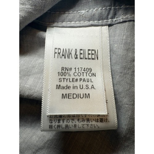 Frank & Eileen Paul Shirt Ron Herman Exclusive Gray Button Down Women's M USA - Picture 5 of 9