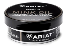 ARIAT Mink Oil Paste for Leather and Vinyl, 4.2 Ounce Tin (130Grams)