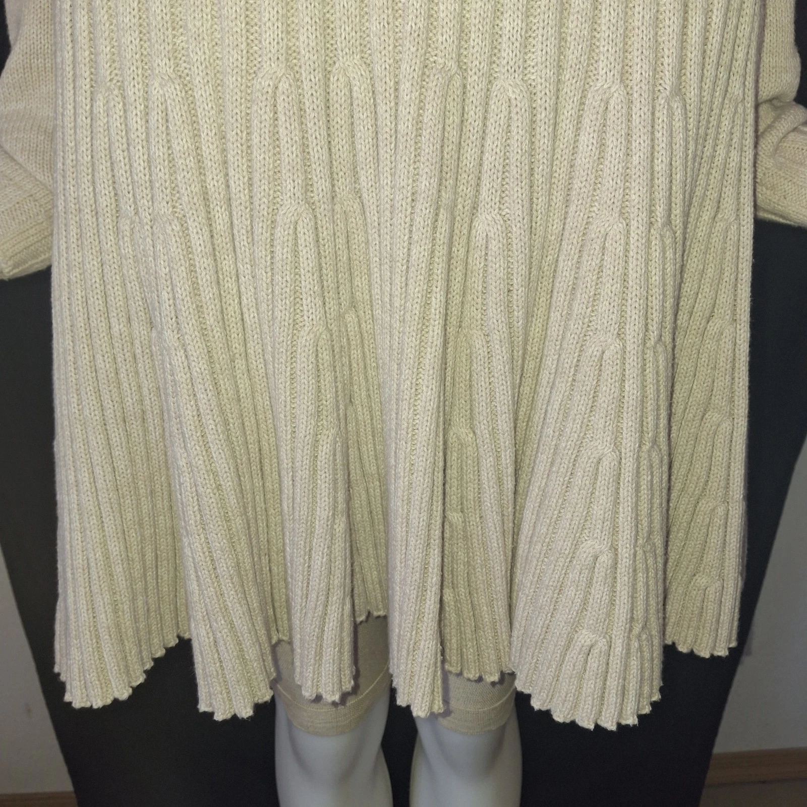 UNDERCOVER Abito Victorias Secret Pointelle in maglia color crema taglia M Medium