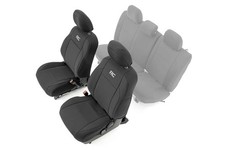 Rough Country Front Neoprene Seat Covers For 2016-2023 Toyota Tacoma - 91030 Rough Country Front Neoprene Seat Covers For 2016-2023 Toyota Tacoma - 91030