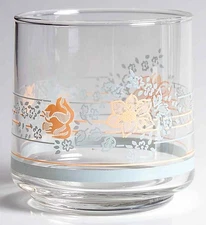 Corning Corelle Apricot Grove  8 Oz Old Fashioned Glass 7795384