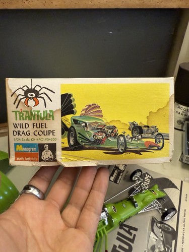 Original Monogram TRANTULA Wild Fuel Drag Coupe Model Kit / 1968 Bausatz PC190:200 - Bild 7 von 10