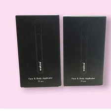 2 X Wakse Face & Body Wooden Applicators 70 Short & Long Pcs.