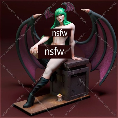 Resin Figur Modell Sexy Morrigan Girl Nsfw im Maßstab 1:24 ungebaut unbemalt - Bild 3 von 4