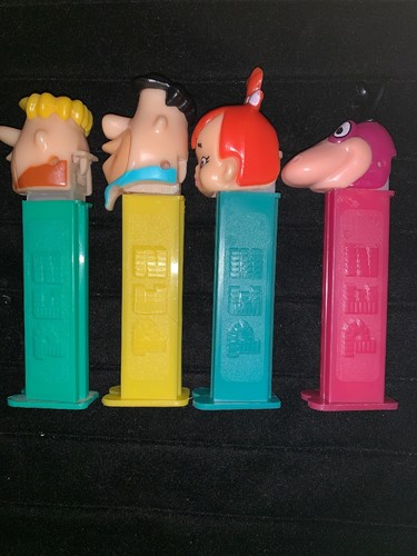 Lot 4 HBP 1992 Pez Dispenser Flintstones FRED BARNEY DINO PEBBLES - Picture 3 of 8