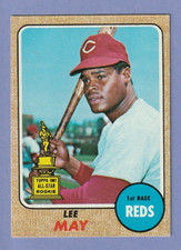 1968 TOPPS LEE MAY ALL-STAR ROOKIE CUP CINCINNATI REDS HIGH # SP EX/EX+