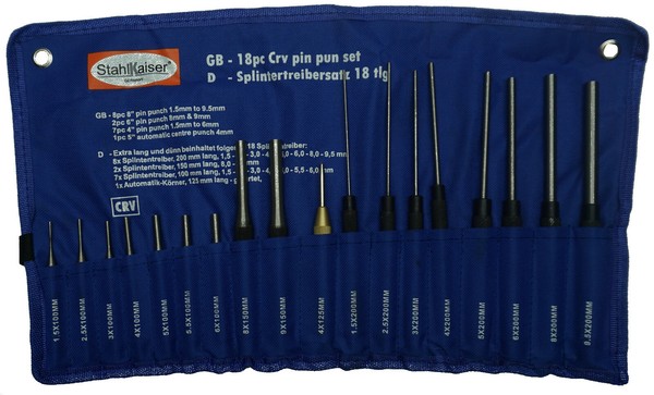 Splintentreiber-Splinttreiber-Satz DurchschläGer-Durchschlag-Satz Werkzeug Set-image