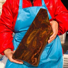 19.75LB Natural Madagascar Tiger's-Eye Raw Stone Rock Specimen Mineral Healing