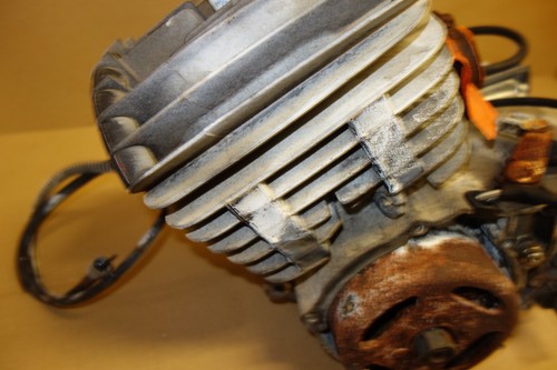 Yamaha dt125 125 dt 125mx 2A8 motore completo ricambi o riparazione cilindro motore - Foto 4 di 15