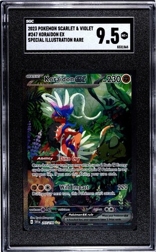 Koraidon ex graded SGC 9.5 for sale on eBay