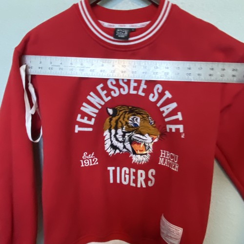 Tennessee State University Tigers Embroidered Tiger Mascot Sweatshirt Sz M - Picture 10 of 10