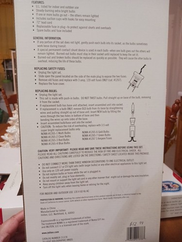 Light Up Angel Pair 17" Christmas Window Decor Plug In  - Picture 7 of 9