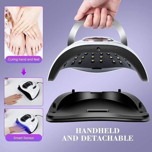 280W Lamp Nail LED UV Tool Professional Polish Dryer Gel Acrylic Curing Light A+ - Picture 9 of 12