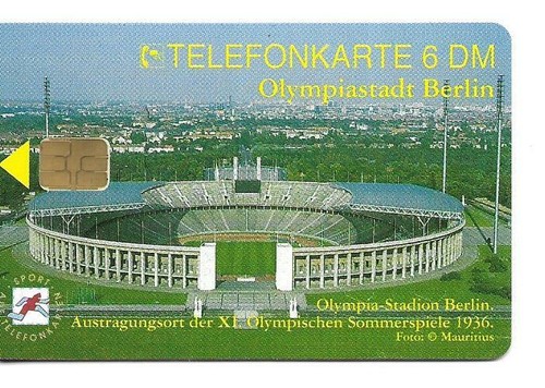 RARE/ CARTE TELEPHONIQUE - SPORT JEUX OLYMPIQUE BERLIN OLYMPIC STADIUM PHONECARD - Bild 1 von 2