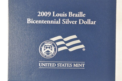 2009-P Louis Braille Commemorative Silver Dollar PCGS MS69 - Picture 3 of 5