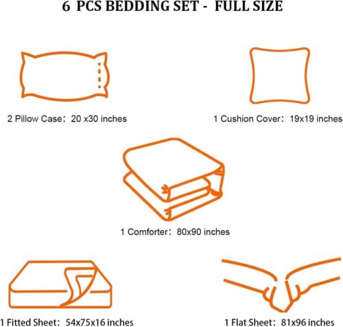 6 Pieces Gamer Comforter Set for Boys Gaming Bedding Set Full Size,Video Game... - Picture 5 of 6