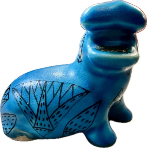 Metropolitan Museum of Art MMA Blue William The Hippo Egyptian Pottery Art Statu