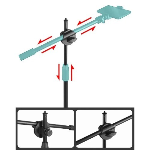 Horizontal Tripod for Smartphone Table Overhead Tripe Stand Filming Photography - Bild 4 von 17