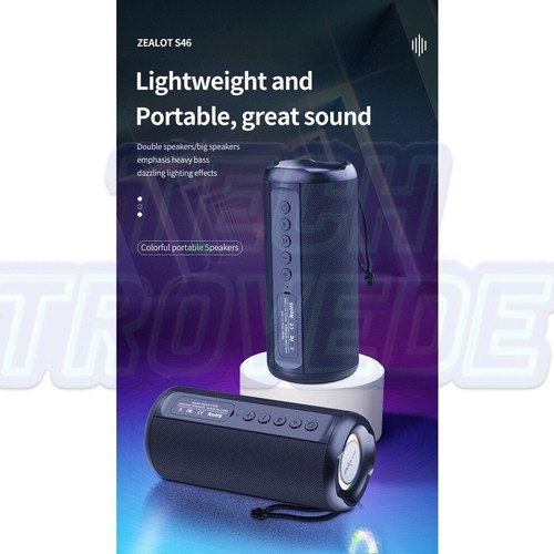 ZEALOT Wireless Bluetooth Speaker Portable Mini Subwoofer Sound System FM Radio - Bild 8 von 12