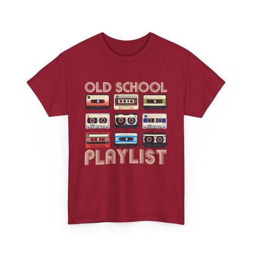 Old School Playlist Tee, 90's & 80's T-Shirt, Gift for Music Fans Vintage Casse - Picture 13 of 15