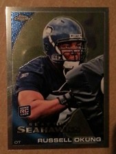 2010 Topps Chrome football #C53 Russell Okung, Seattle Seahawks RC