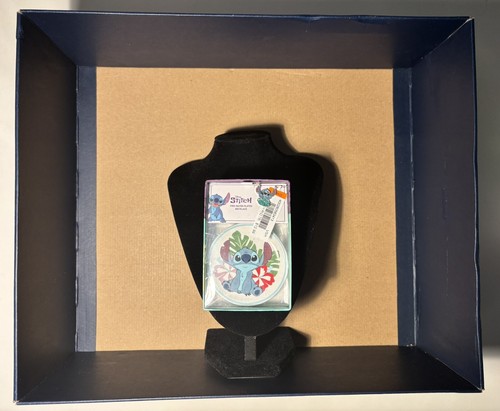 Neu Disney Stitch fein versilberte Halskette & 2,5 Zoll Schmuckschale - Bild 2 von 3