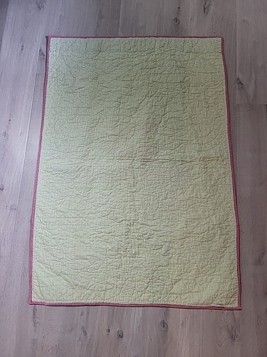 Pottery Barn Kids Baby Toddler quilt Crib Blanket 36” X 48 ABC Animals Handcraft - Picture 2 of 7