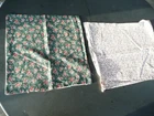 VINTAGE FABRIC with flower decorations