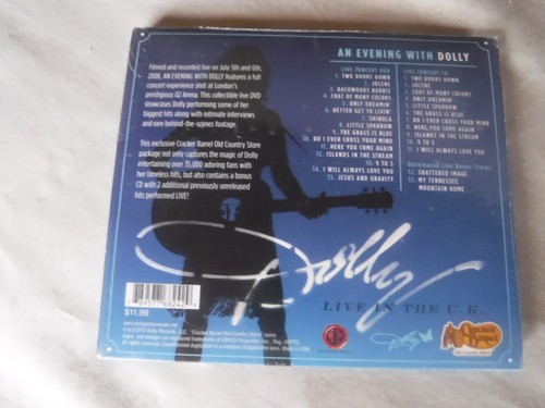 Dolly Parton An Evening With Dolly Live DVD & CD Cracker Barrel Sealed - Picture 2 of 2