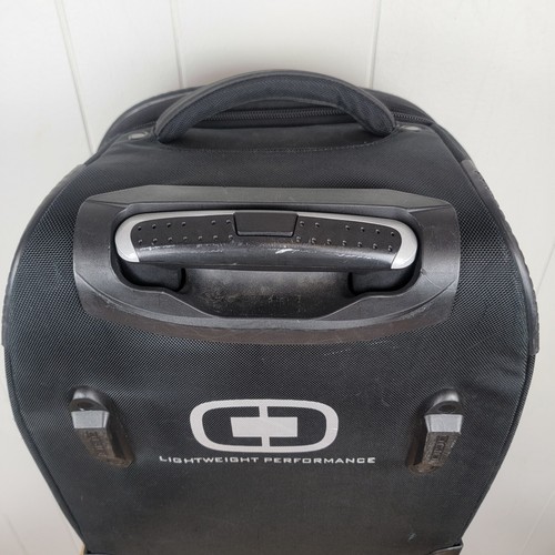 OGIO Rolling Pull Handled Travel Luggage Bag Black Wheels Suitcase - Picture 7 of 9