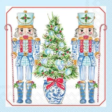 Boston International - Blue Nutcrackers Cocktail Napkins - C048800