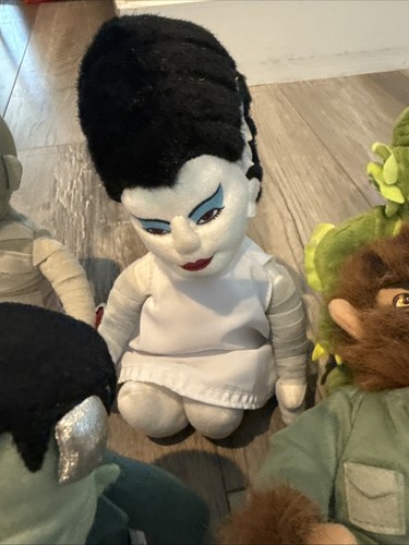 Vtg 1999 SET- 5 Universal Studios Monsters CVS Stuffins Halloween Plush Dolls - Afbeelding 4 van 7