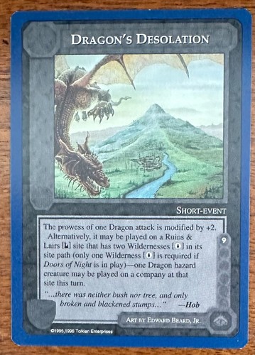 Middle-Earth MECCG THE WIZARDS UNLIMITED Blue Border Singles - You Pick - A- O - Picture 168 of 509