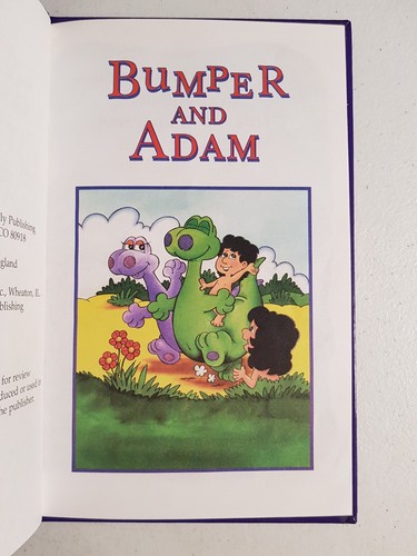 Bumper The Dinosaur Book - Bible Stories Adam & Noah 1996 HC Mary Hollingsworth - Foto 5 di 8