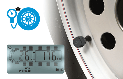 Wireless TPMS Tire Tyre Pressure Monitoring System 8x External Sensors Caravan - Picture 7 of 12