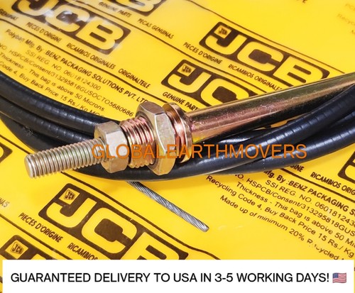 JCB BACKHOE - GENUINE JCB CABLE STOP ASSEMBLY (PART NO. 910/24900 910/28400) - Picture 4 of 8
