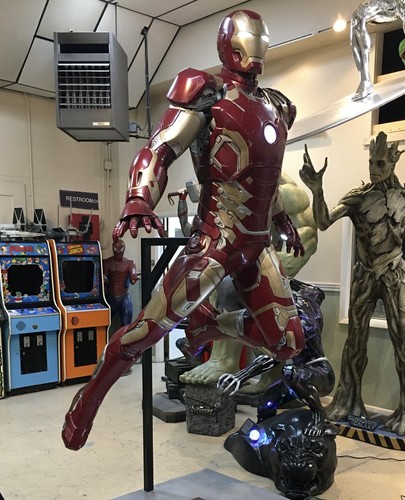 Lebensgroße Marvel Avengers Age Of Ultron Hovering Ironman 1:1 Full Size Statue - Bild 20 von 22