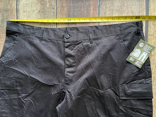 ROTHCO UNIFORM CARGO PANTS BLACK MENS SIZE XXX-LARGE 3XL NEW WITH TAGS - Picture 5 of 8