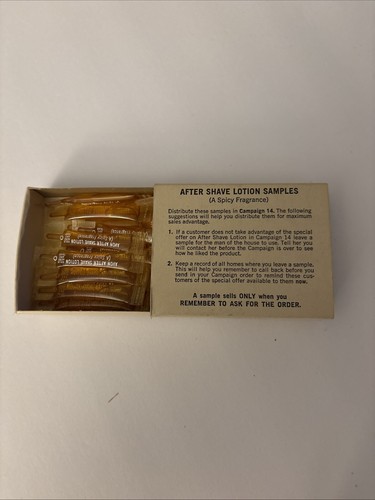 Vintage 50er Jahre Avon After Shave würzige Proben verpackt - Bild 1 von 4