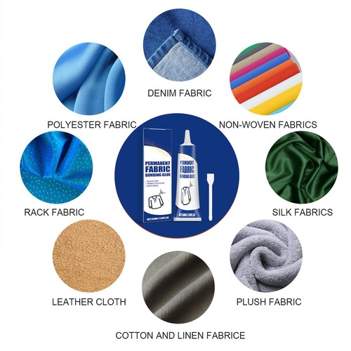 Fabric Glue Cloth Glue Waterproof Permanent Clear Washable Clothing Glue - Picture 5 of 12