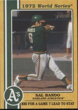 2021 Heritage High Number SAL BANDO 1972 World Series Highlights - ATHLETICS -