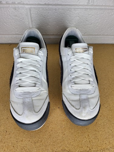 Puma Roma Amor Heritage Women's Size 8 White Black 370947-01 - Picture 4 of 13