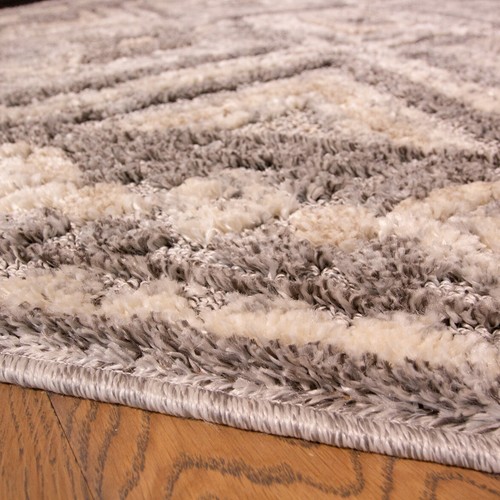 Grey Hallway Runners Long Hall Boucle Runner Rugs Scandi Style Rug 60cm x 240cm - Picture 26 of 45
