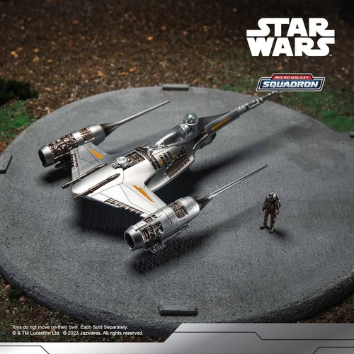 Star Wars Micro Galaxy Squadron N-1 Starfighter – Mandalorian Ship w/ Din Djarin - Picture 9 of 12