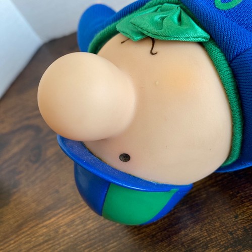 VTG Ziggy Plush Doll Graduation Class of '89 Blue Gown Baseball Cap 1989 - Picture 4 of 12