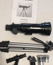Celestron 70mm Travel Scope w Backpack Model 21035 Portable Refractor Telescope